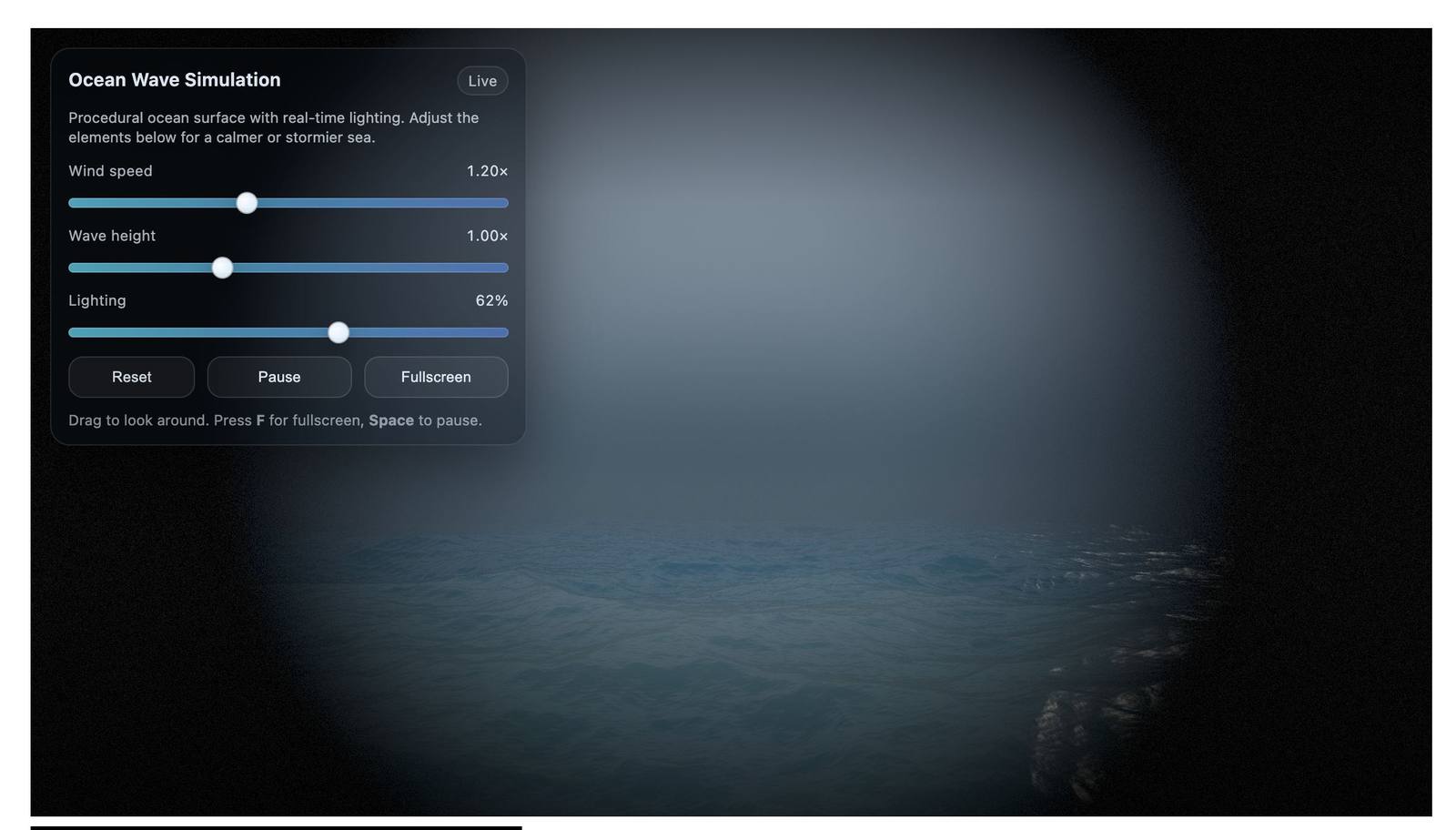 海浪模拟效果